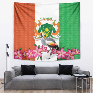 Afro Niger Sannu Tapestry Coat Of Arms - African Pattern