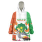 Afro Niger Sannu Wearable Blanket Hoodie Coat Of Arms - African Pattern