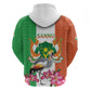 Afro Niger Sannu Zip Hoodie Coat Of Arms - African Pattern