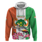 Afro Niger Sannu Zip Hoodie Coat Of Arms - African Pattern