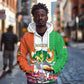 Afro Niger Sannu Zip Hoodie Coat Of Arms - African Pattern