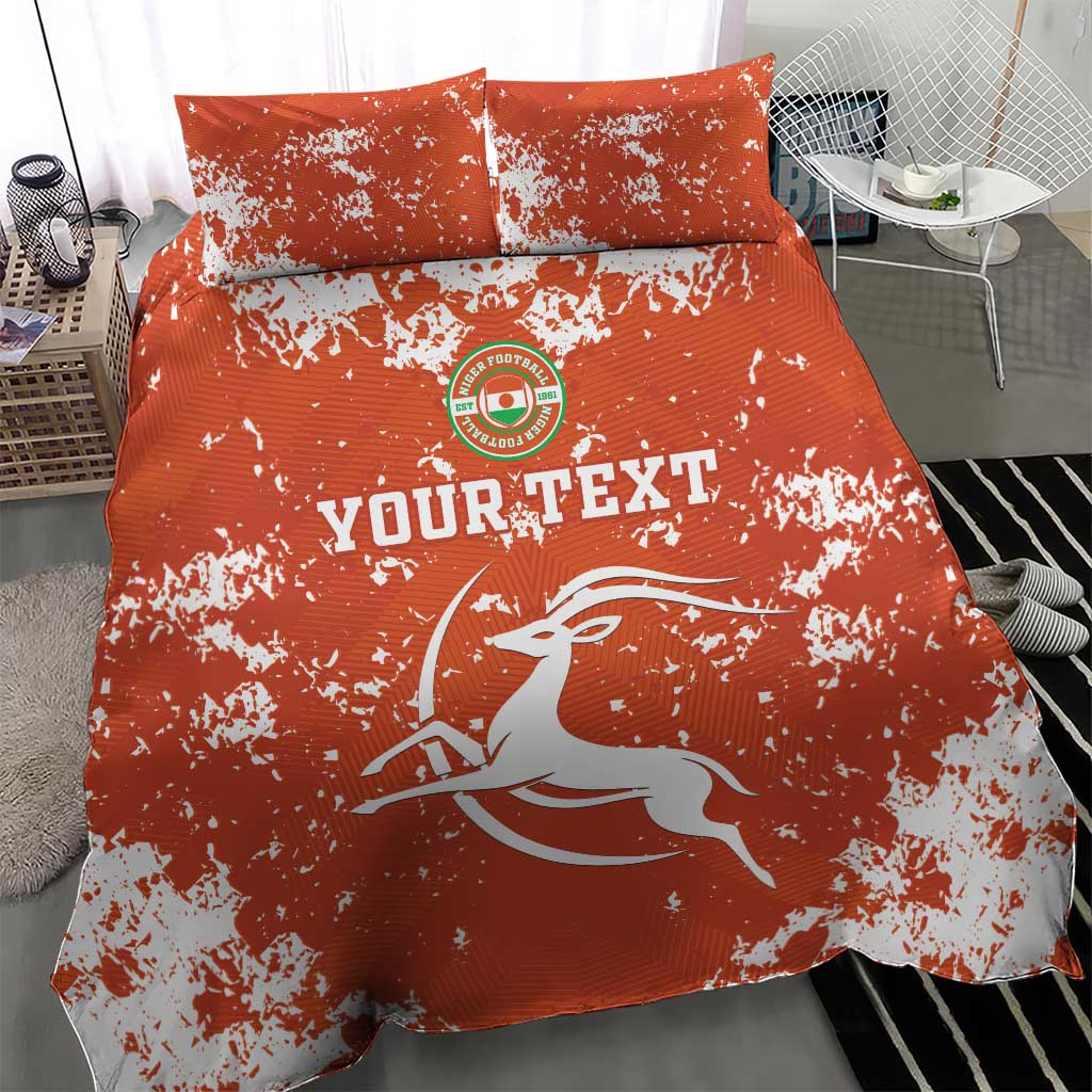 Custom Afro Niger Football Bedding Set We Are Champions