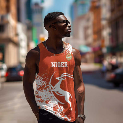 Custom Afro Niger Football Men Tank Top We Are Champions