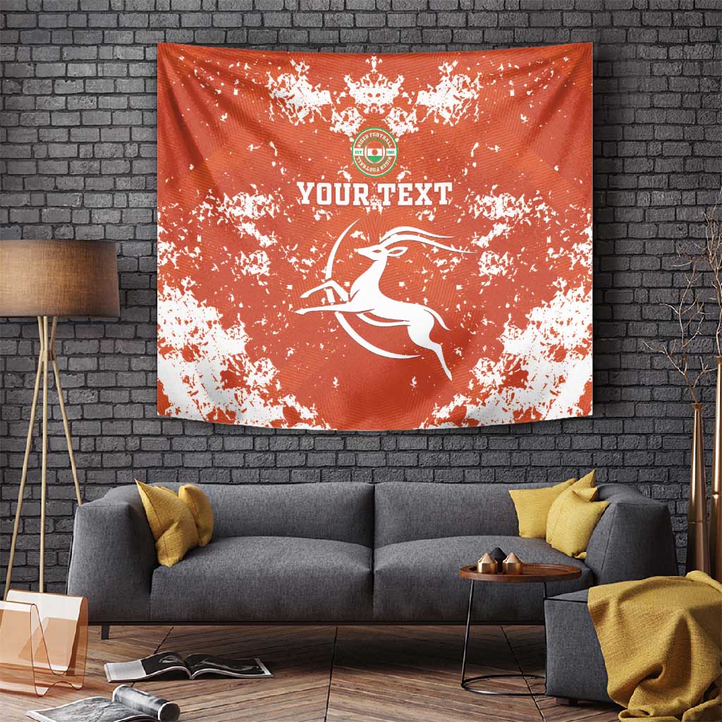 Custom Afro Niger Football Tapestry We Are Champions