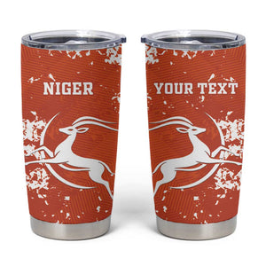 Custom Afro Niger Football Tumbler Cup We Are Champions