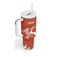 Custom Afro Niger Football Tumbler With Handle We Are Champions