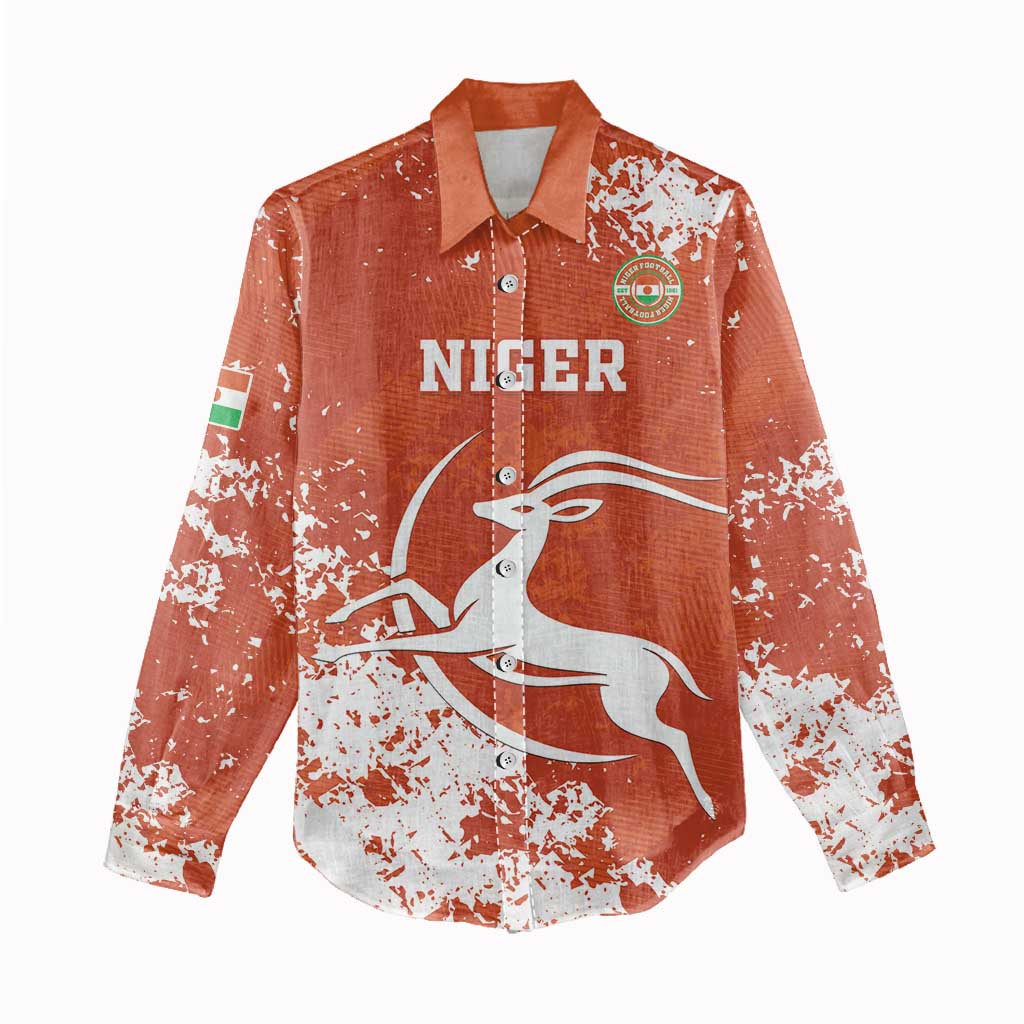 Custom Afro Niger Football Women Casual Shirt We Are Champions LT15
