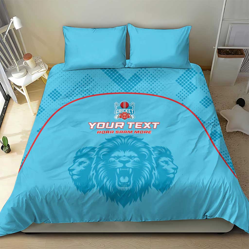 Custom Afro South Africa Cricket Bedding Set Roar Saam More - This Is Pretoria
