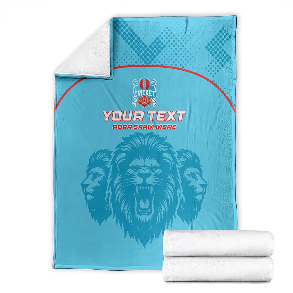 Custom Afro South Africa Cricket Blanket Roar Saam More - This Is Pretoria