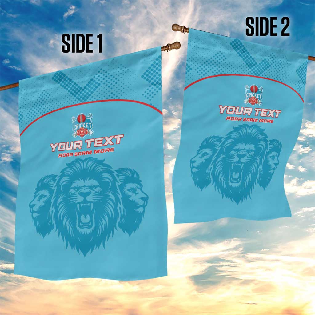 Custom Afro South Africa Cricket Garden Flag Roar Saam More - This Is Pretoria