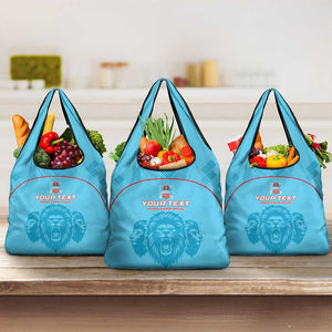 Custom Afro South Africa Cricket Grocery Bag Roar Saam More - This Is Pretoria