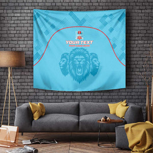 Custom Afro South Africa Cricket Tapestry Roar Saam More - This Is Pretoria