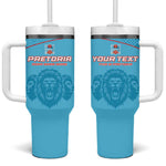 Custom Afro South Africa Cricket Tumbler With Handle Roar Saam More - This Is Pretoria