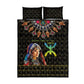 Assegwas Ameggaz Yennayer Quilt Bed Set Women Amazigh - Berber Pattern