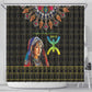Assegwas Ameggaz Yennayer Shower Curtain Women Amazigh - Berber Pattern