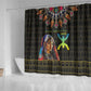 Assegwas Ameggaz Yennayer Shower Curtain Women Amazigh - Berber Pattern