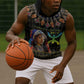 Assegwas Ameggaz Yennayer Sleeveless Hoodie Women Amazigh - Berber Pattern - African Pride