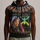 Assegwas Ameggaz Yennayer Sleeveless Hoodie Women Amazigh - Berber Pattern - African Pride