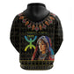 Assegwas Ameggaz Yennayer Zip Hoodie Women Amazigh - Berber Pattern