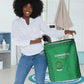 Comoros Football Laundry Basket Go Champions Green Les Coelacantes - African Pride