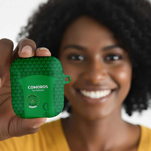 Comoros Football AirPods Case Go Champions Green Les Coelacantes - African Pride