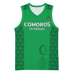 Custom Comoros Football Basketball Jersey Go Champions Green Les Coelacantes - African Pride