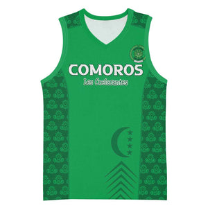 Custom Comoros Football Basketball Jersey Go Champions Green Les Coelacantes - African Pride