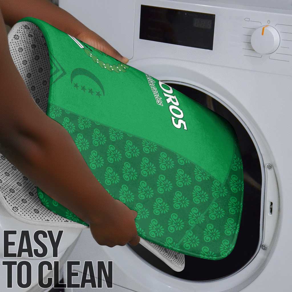 Comoros Football Bathroom Set Go Champions Green Les Coelacantes - African Pride