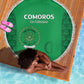 Comoros Football Beach Blanket Go Champions Green Les Coelacantes - African Pride