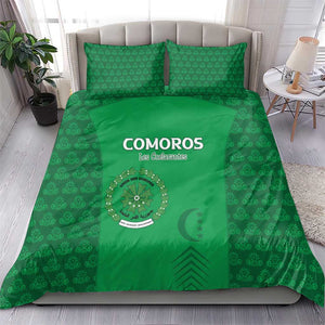 Comoros Football Bedding Set Go Champions Green Les Coelacantes - African Pride
