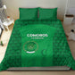 Comoros Football Bedding Set Go Champions Green Les Coelacantes - African Pride
