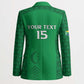 Custom Comoros Football Blazer Go Champions Green Les Coelacantes - African Pride