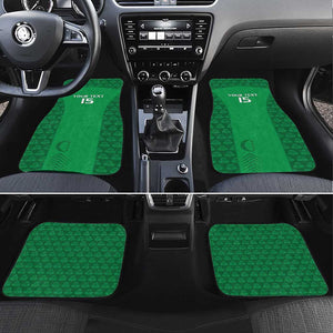 Custom Comoros Football Car Mats Go Champions Green Les Coelacantes - African Pride