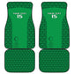 Custom Comoros Football Car Mats Go Champions Green Les Coelacantes - African Pride