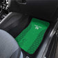 Custom Comoros Football Car Mats Go Champions Green Les Coelacantes - African Pride