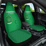 Comoros Football Car Seat Cover Go Champions Green Les Coelacantes - African Pride