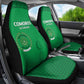 Comoros Football Car Seat Cover Go Champions Green Les Coelacantes - African Pride