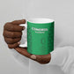Custom Comoros Football Ceramic Mug Go Champions Green Les Coelacantes - African Pride