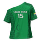 Custom Comoros Football Cross Shoulder Shirt Go Champions Green Les Coelacantes - African Pride