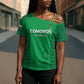 Custom Comoros Football Cross Shoulder Shirt Go Champions Green Les Coelacantes - African Pride