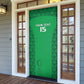 Custom Comoros Football Door Cover Go Champions Green Les Coelacantes - African Pride