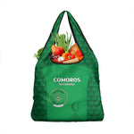 Comoros Football Grocery Bag Go Champions Green Les Coelacantes - African Pride
