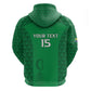 Custom Comoros Football Hoodie Go Champions Green Les Coelacantes - African Pride