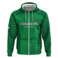 Custom Comoros Football Hoodie Go Champions Green Les Coelacantes - African Pride