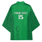 Custom Comoros Football Kimono Go Champions Green Les Coelacantes - African Pride