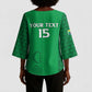 Custom Comoros Football Kimono Sleeve Blouse Go Champions Green Les Coelacantes - African Pride