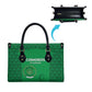 Comoros Football Leather Bag Go Champions Green Les Coelacantes - African Pride