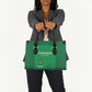 Comoros Football Leather Bag Go Champions Green Les Coelacantes - African Pride