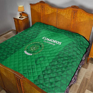 Comoros Football Quilt Go Champions Green Les Coelacantes - African Pride