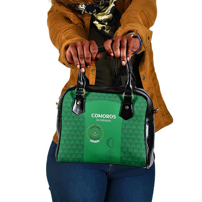 Comoros Football Shoulder Handbag Go Champions Green Les Coelacantes - African Pride